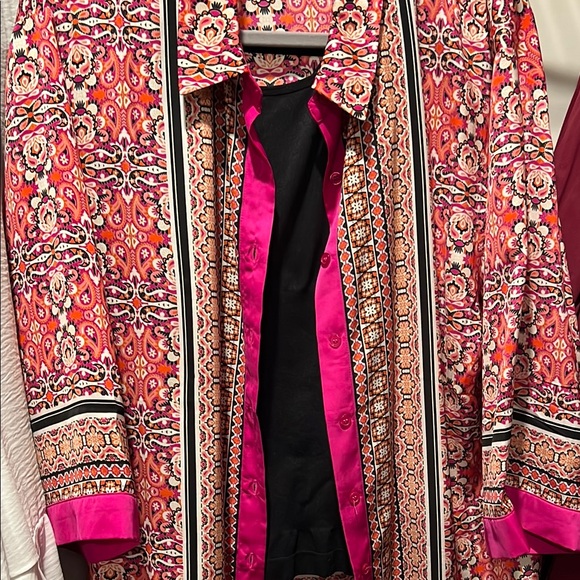 Rose & Olive Pink Patterned Men's Shirt - Picture 6 of 12